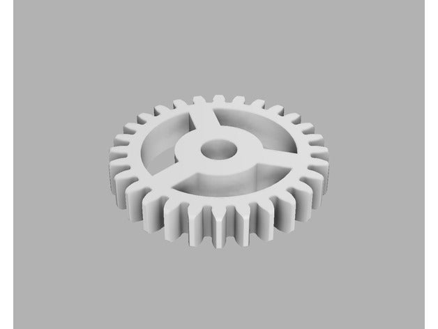 parametric spur gear parts gears 3D print model - Mito3D