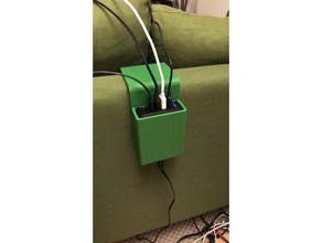 anker charger ikea kalrstad back mount household hack karlstad 3d print model - Mito3D