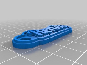 renee keychains customized 3d print model - Mito3D