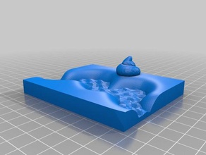 mierda el rio sculture 3d print model - Mito3D