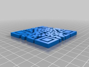 my customized qr code generator customizer organization 3d print model - Mito3D