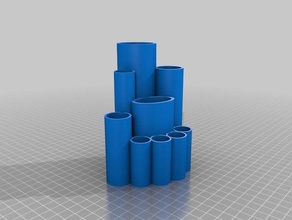 pencil pot tool holders boxes holder 3d print model - Mito3D