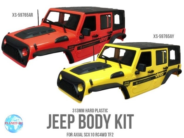 rc scx10 ii inner fenders xtra speed jk body vehicles 3D print model - Mito3D