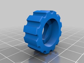 tevo tornado bed leveling knob small 24mm gear style awesome 3d printer parts 3d print model - Mito3D