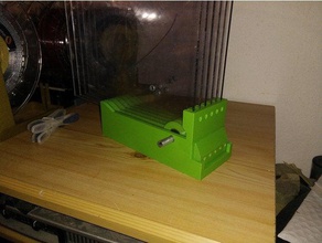 mmu2 ptfe tube holder 4 mm acrylic sheets 3d printing 3d print model - Mito3D