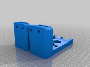 axe de renforcement l'élongation 3d l'imprimante pièces plus mod original prusa i3 mk2 3d print model - Mito3D