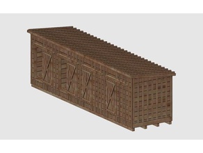 Maßstab kommerzielle Kohle Haus Gebäude Strukturen 3d print model - Mito3D