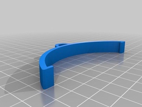 flsun qq spring clamps 3d printer accessories flsun-qq rubberband clamp 3d print model - Mito3D