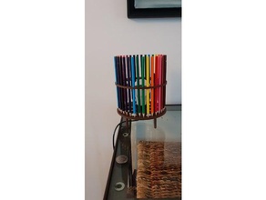 lampe crayon kalem lamba dekor abat jour ampul clairage abajur Yıldırım 3d print model - Mito3D
