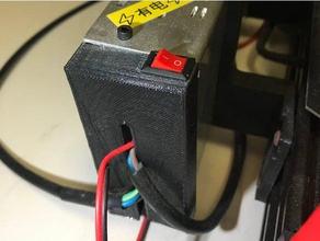 fonte de alimentação tampa do interruptor diodo emissor micromake d1 3d a impressora partes 3d print model - Mito3D