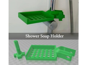 duş sabunluk banyo aksesuarları douche porte sabun salle bain 3d print model - Mito3D