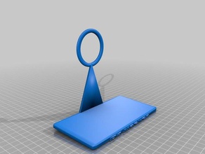 phone holder charging 3d printing ihpone 3d print model - Mito3D