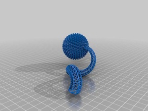 spiral shaped decoration 3d printing design designing modeling decorative vase 3d print model - Mito3D