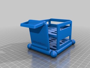 carrinho estendida 3d impressão 3d print model - Mito3D