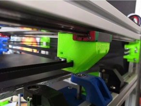 hevors rail carrier 3d printer parts 2020 extrusion hypercube evolution mgn12h 3d print model - Mito3D