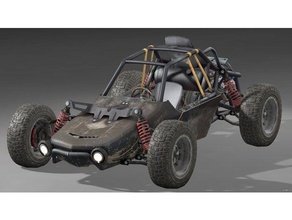 leitor de incógnitas campos batalha buggy veículos pubg 3d print model - Mito3D