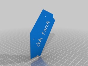 soporte para colocar pinzas Basis impresi&oacuten anet a6 3d Drucker Zubehör 3d print model - Mito3D