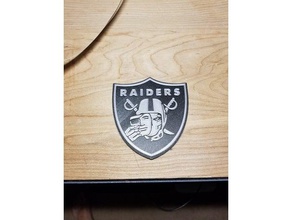 raiders coaster set other drink oakland 3d print model - Mito3D