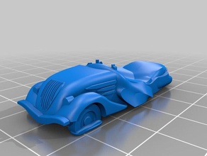 Fransız tipi araç 2 Dünya Savaşı dönemi 1000 ölçekli Avrupa araba otomobil oyun minyatür sahne wargaming hurda 3d print model - Mito3D