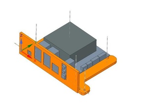h2 mini-itx-adapter computer designspark hardkernel odroid rsdoc 3d print model - Mito3D