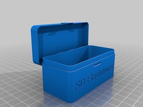 flashdrive caixa de 41x87x50 organização personalizado 3d print model - Mito3D