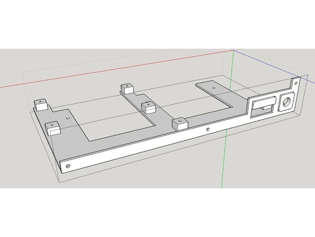 x68000 pro pico psu scsi sd mount computer 3D print model - Mito3D