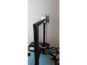 filament spool holder alfawise u20 parametric 3d printer accessories bobine support 3d print model - Mito3D
