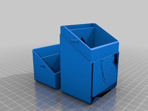 uno scatola di carta i giocattoli giochi deck box 3d print model - Mito3D