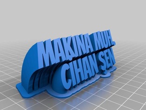 chan office personalizzato 3d print model - Mito3D