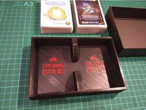 exploding kittens tool holders boxes 3d print model - Mito3D