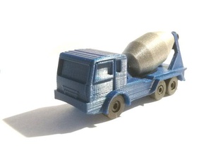 camión de cemento vehículos nsfw 3d print model - Mito3D
