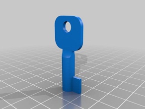 casella di posta chiave all'aperto giardino 3d print model - Mito3D