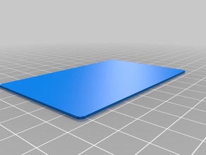 my customized blank business card signs logos 3d print model - Mito3D
