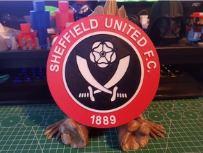 sheffield united football badge des signes les logos sufc 3d print model - Mito3D
