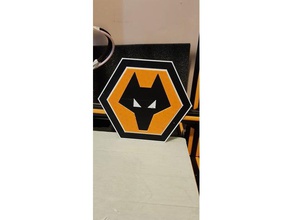 wolverhampton wanderers football club insignia signos logotipos 3d print model - Mito3D