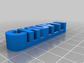 chufty emblema esculturas personalizado 3d print model - Mito3D