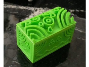 caixa vague organisation 3d print model - Mito3D
