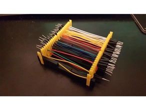 c-zed dupont cable organizer 75mm bridge electronics customized 3d print model - Mito3D