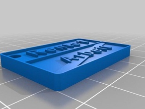 schl&uumlsselanh&aumlnger rente Schlüsselanhänger 3d print model - Mito3D