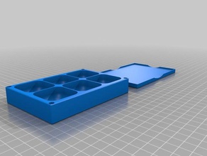 my customized magnetic screw traybox optional lid diy 3d print model - Mito3D