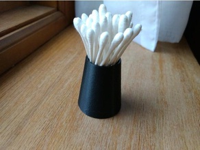 pamuklu çubuk tutucu sanat araçlar airbrush qtip 3d print model - Mito3D