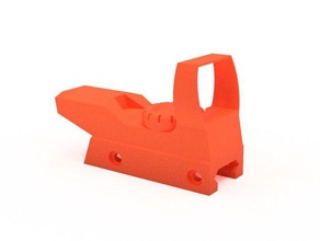 non-functional red dot sight picatinny rail attachment hobby airsoft accesories nerf mount 3d print model - Mito3D