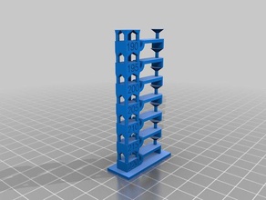 temperature tower calibration test 220-190 3d printing tests 3d print model - Mito3D