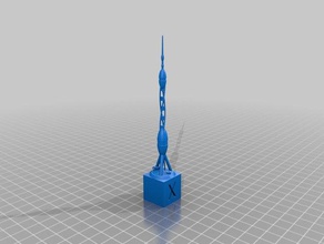 polypearl torture tower xyz cube 20x20x120 3d printing tests calibration polytorturetower 3d print model - Mito3D