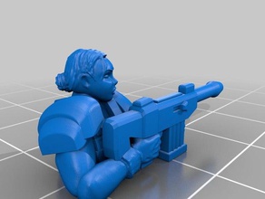 weibliche pdf trooper set 1 non-heroic Menschen 148 legion star wars zombicide 3d print model - Mito3D
