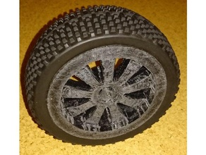 a rim openrc truggy 110 3 d impressão daniel noree roda 3d print model - Mito3D