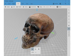 decente crânio humano esculturas 3d print model - Mito3D