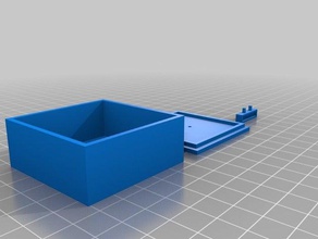 caja de la manija tapa 3d impresión envase pastillas almacenamiento 3d print model - Mito3D