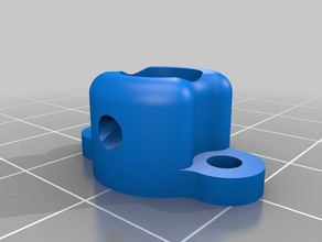 3dp2 shaft holder printer parts 3d print model - Mito3D