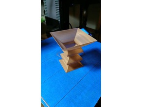 wave cube vase 3d printing 3d print model - Mito3D